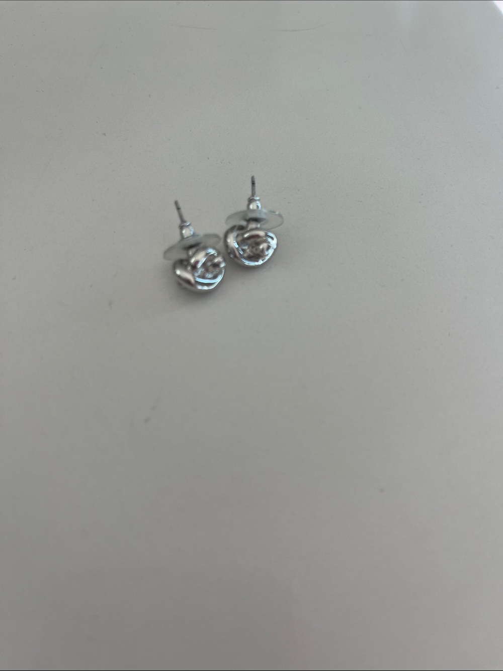 Kate Spade Knot Silver Studs